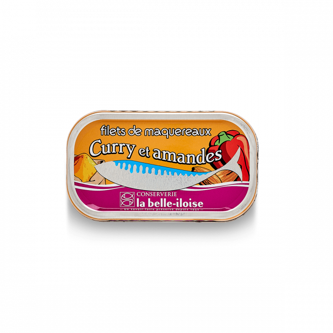 Filets de maquereaux curry et amandes Filets de maquereaux curry et amandes