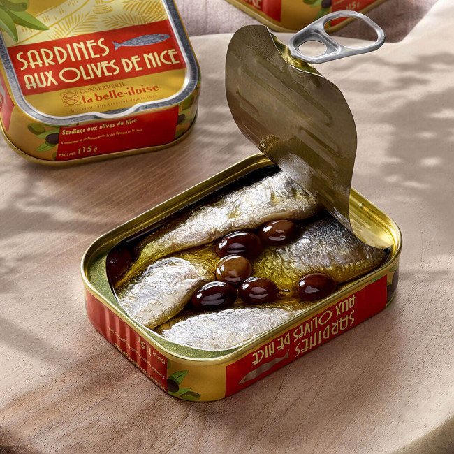 Sardines with olives from Nice