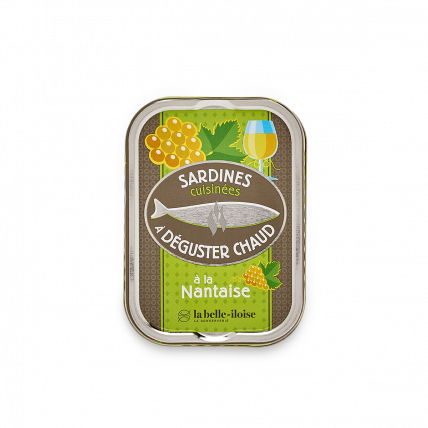 Sardines cuisinées à déguster chaud à la Nantaise