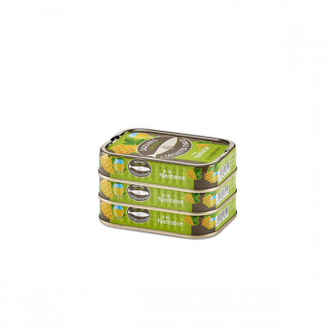 Nantaise sardines to be served hot