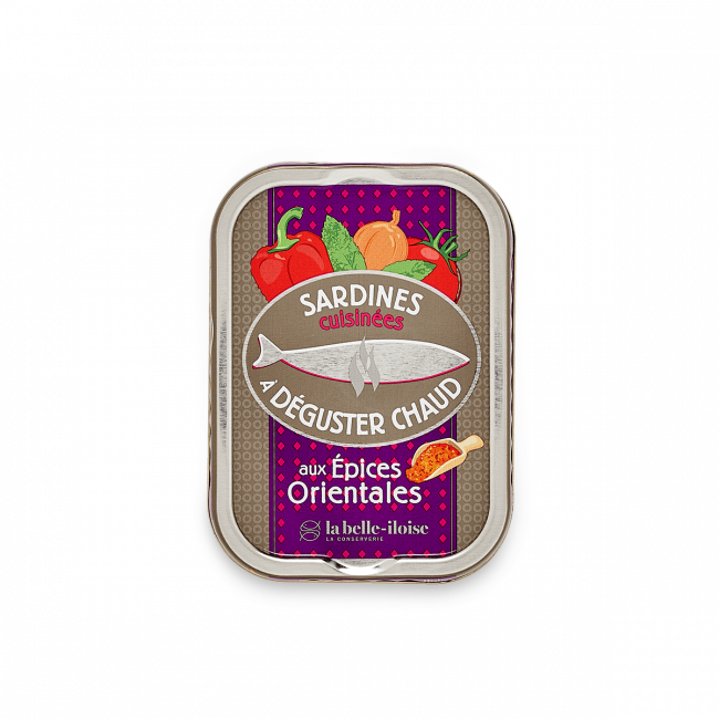 Sardines cuisinées à déguster chaud aux épices orientales