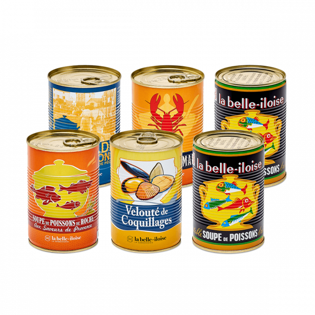 Assortiment 6 Soupes de Poissons 800g