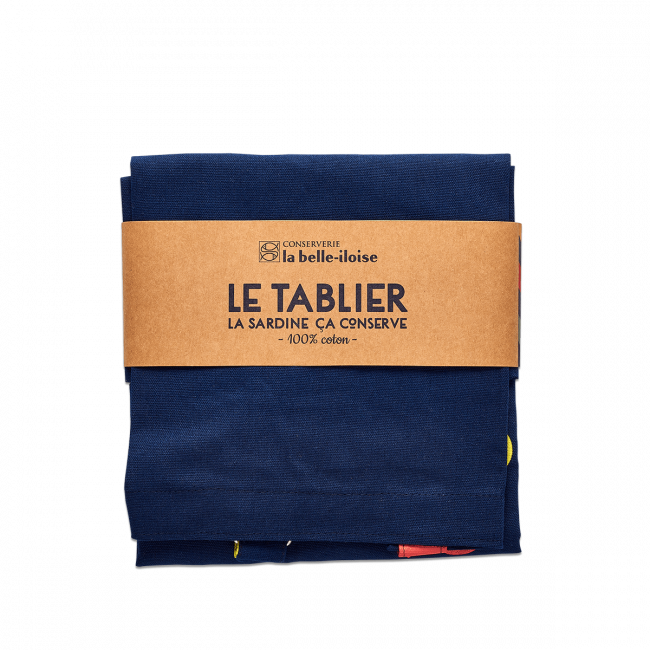 Tablier adulte "La sardine, ça conserve!" Tablier adulte "La sardine, ça conserve!"
