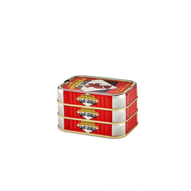 Sardines à l'Huile d'olive St-Georges - Millésime de garde 2020