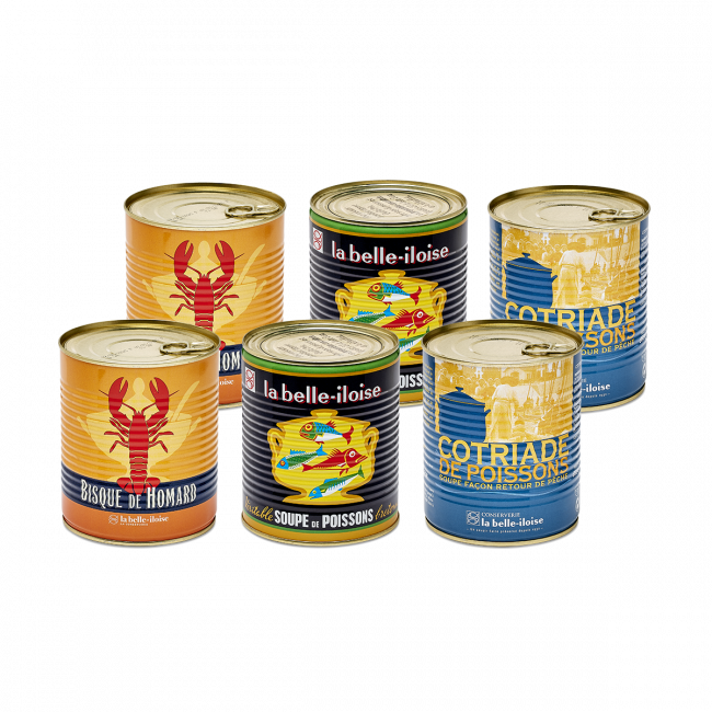 Assortiment 6 Soupes de Poissons Assortiment 6 Soupes de Poissons