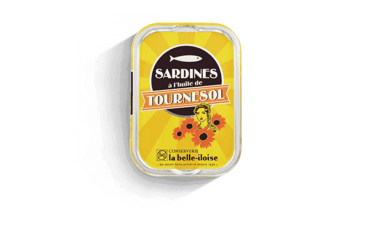 Sardines à l'huile de tournesol - Conserverie la belle-iloise Sardines à l'huile de tournesol - Conserverie la belle-iloise