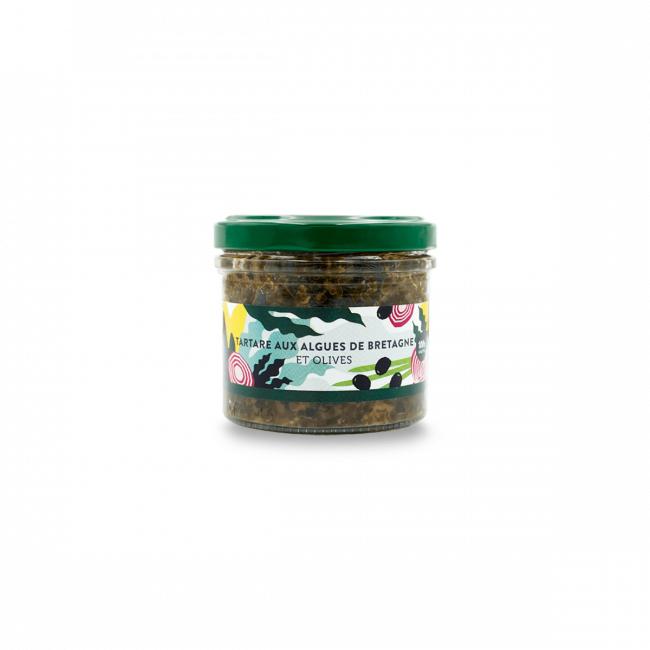 Tartar Algen Bretagne und Oliven