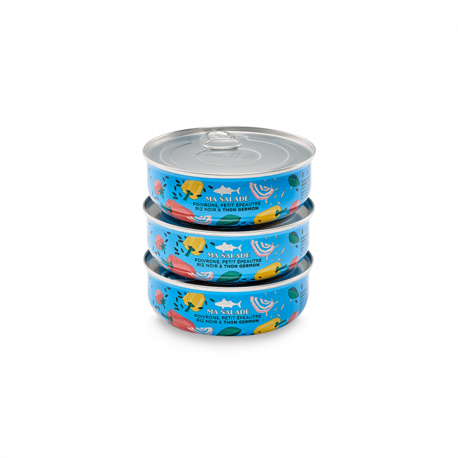 Salade Thon Poivrons Petit épeautre et Riz noir Salade Thon Poivrons Petit épeautre et Riz noir