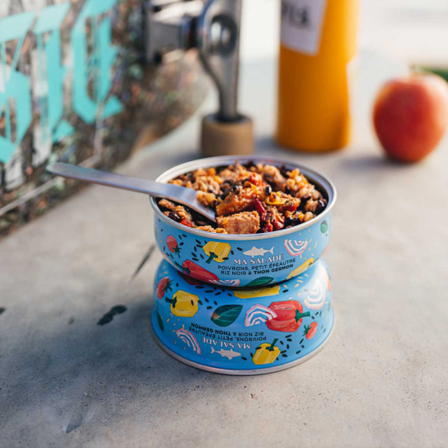 Salade Thon Poivrons Petit épeautre et Riz noir Salade Thon Poivrons Petit épeautre et Riz noir