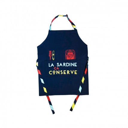 The adult Apron « La sardine, ça conserve ! »