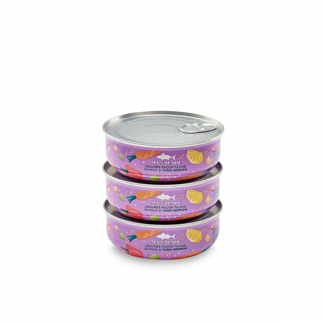 Tuna Salad with Tagine-style vegetables & Quinoa