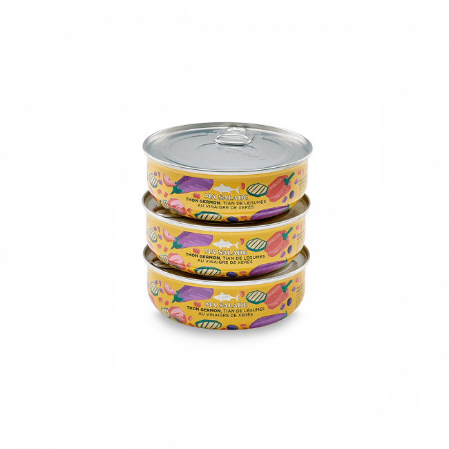 Salade Thon et Tian de légumes au Vinaigre de Xérès Salade Thon et Tian de légumes au Vinaigre de Xérès