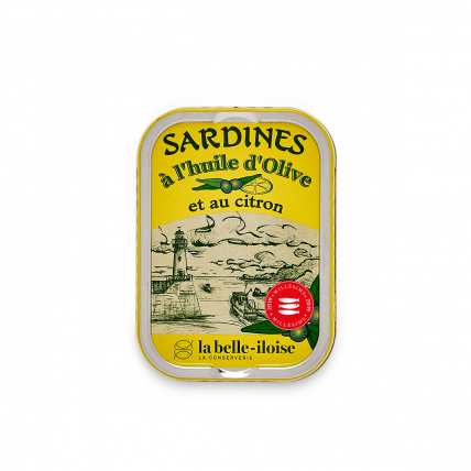 Sardines à l'Huile d'olive et Citron - Millésime de garde 2020