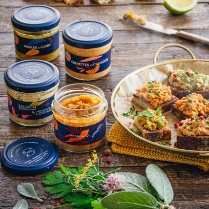 Assortment of spreads to enjoy hot