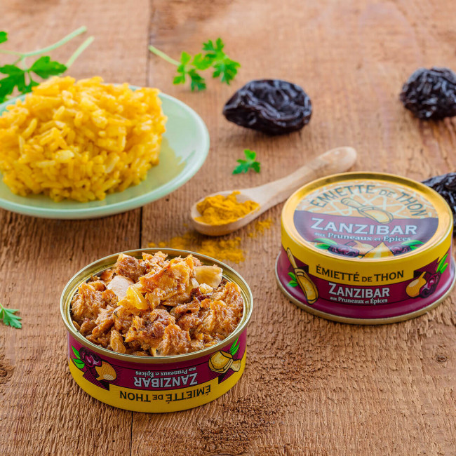 Assortment of 6 varieties of flaked Germon tuna Assortment of 6 varieties of flaked Germon tuna