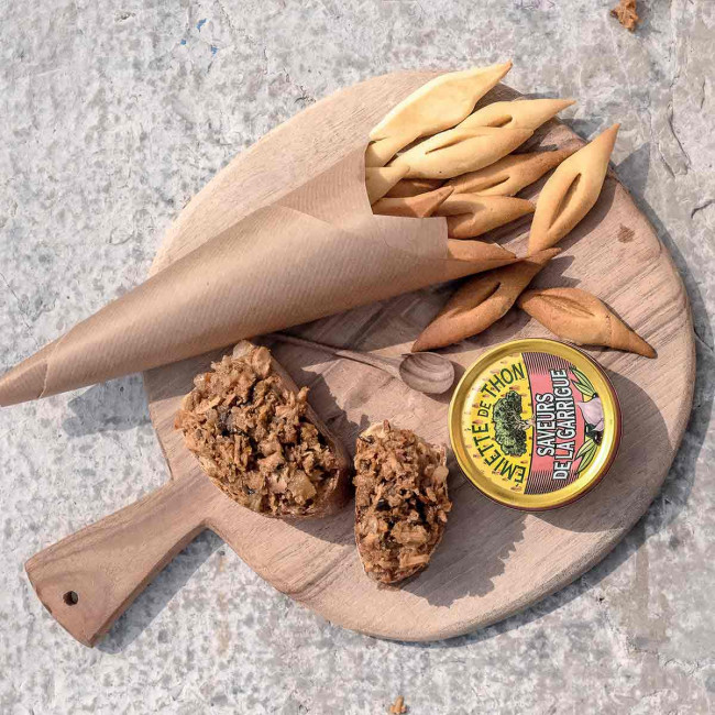 Sortiment 6 zerbröckelte Thunfisch 80g