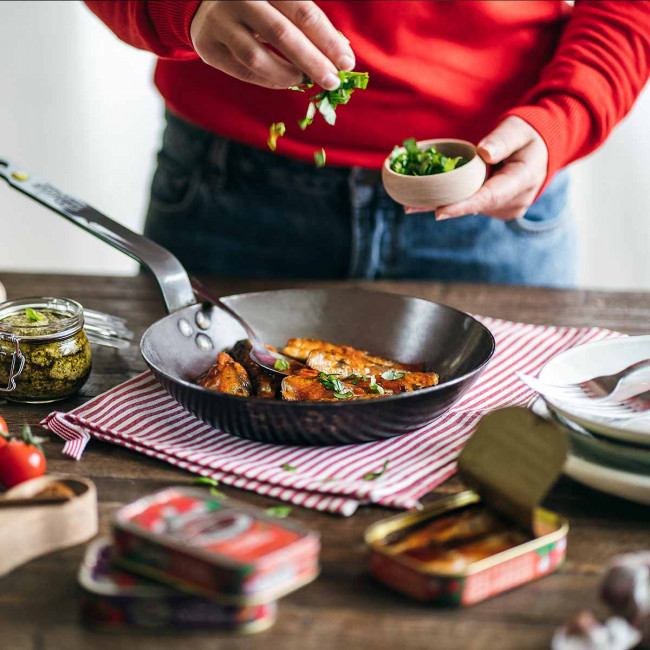 Assortment of 5 Sardine recipes - To be served hot Assortment of 5 Sardine recipes - To be served hot