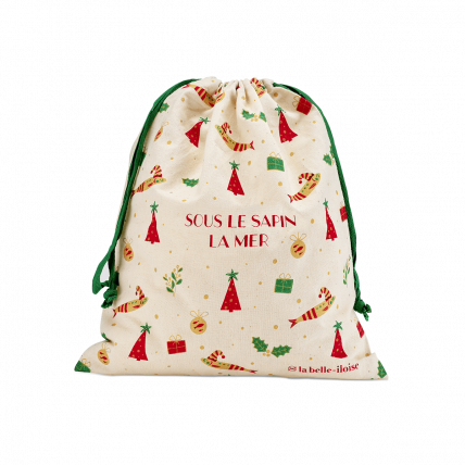 Christmas pocket in organic cotton
