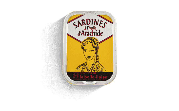 Sardine huile arachide - Conserverie la belle-iloise Sardine huile arachide - Conserverie la belle-iloise