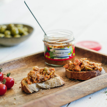 Verrine avec cuillère (11cm) sardine - Les Deux Provençales