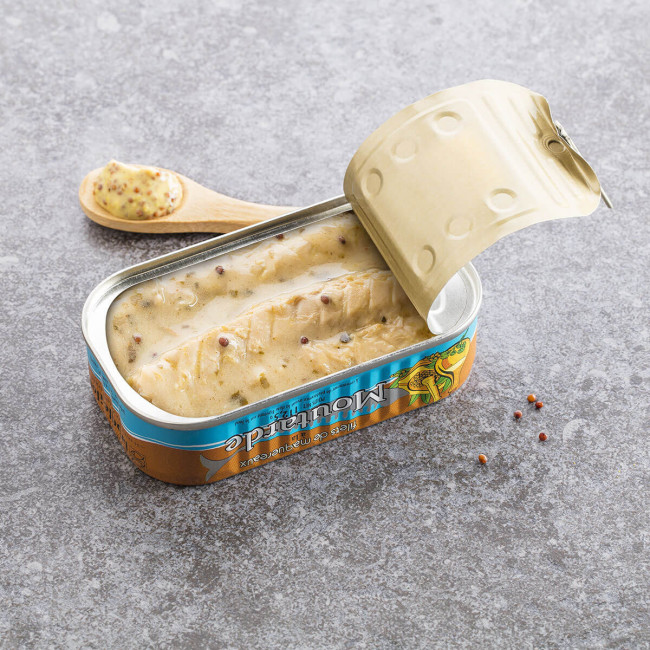 Mackerel fillets with mustard Mackerel fillets with mustard