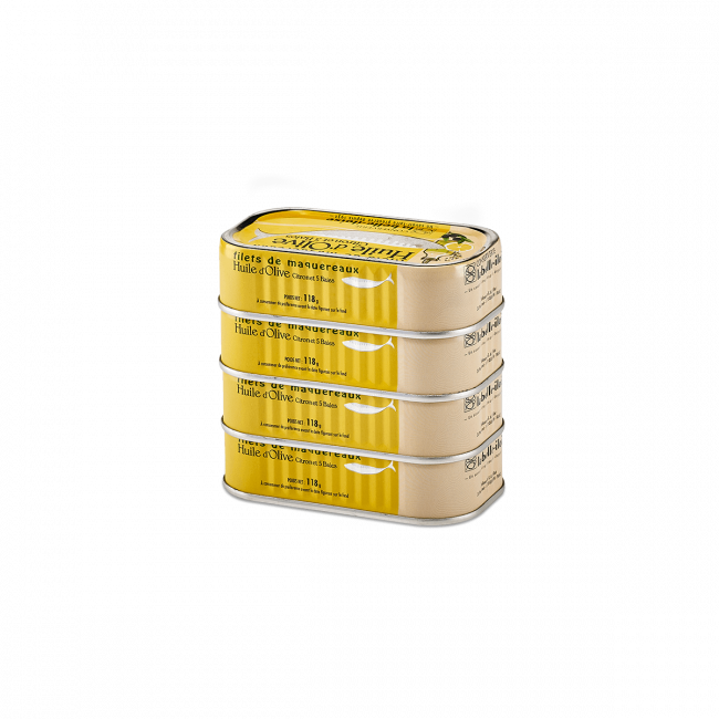 Maquereaux Huile d'olive Citron et 5 Baies