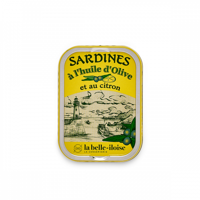 Sardines à l'huile d'olive et au citron