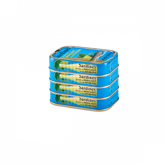 Sardines au Muscadet et Aromates