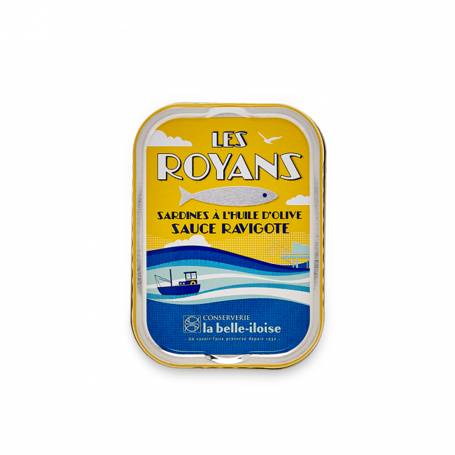 Royans sardines with ravigote sauce - 5 tins of 115g ea.