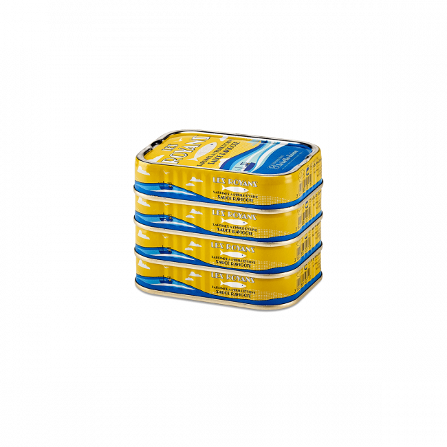 Royans sardines with ravigote sauce - 5 tins of 115g ea. Royans sardines with ravigote sauce - 5 tins of 115g ea.