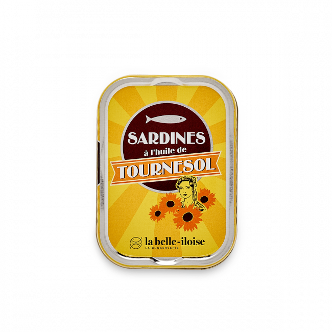 Sardines à l'huile de tournesol