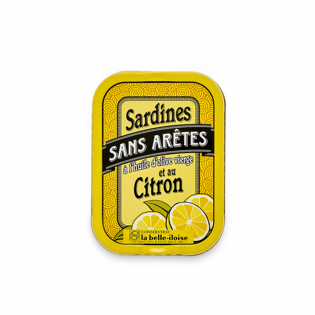 Boneless sardines with olive oil and lemon