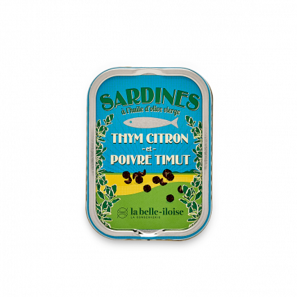 Sardines with olive oil and Timut pepper