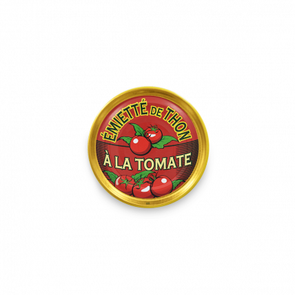 Flaked tuna with tomato