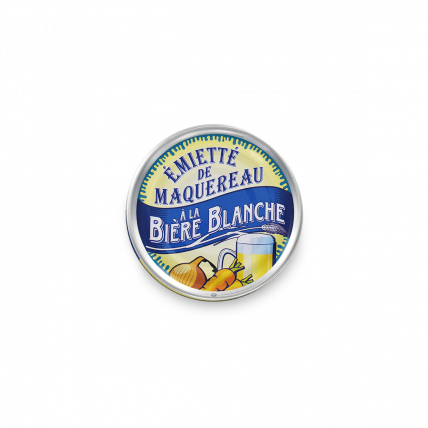 Émietté Maquereau Bière blanche