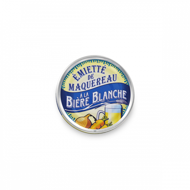 Zerbröckelte Makrelenweiß-Bier