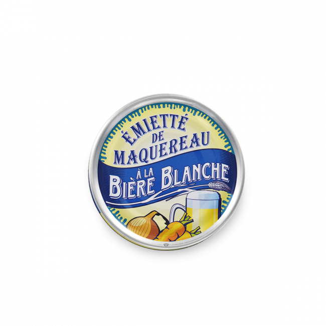 Zerbröckelte Makrelenweiß-Bier