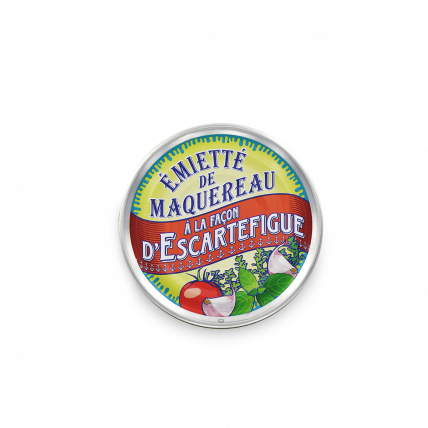 Escartefigue-style flaked mackerel