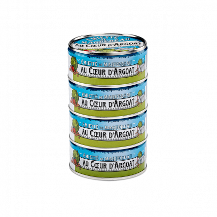 Au coeur d'Argoat flaked mackerel with artichoke hearts