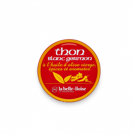 Albacore (Germon) tuna with olive oil, spices and aromatic flavourings