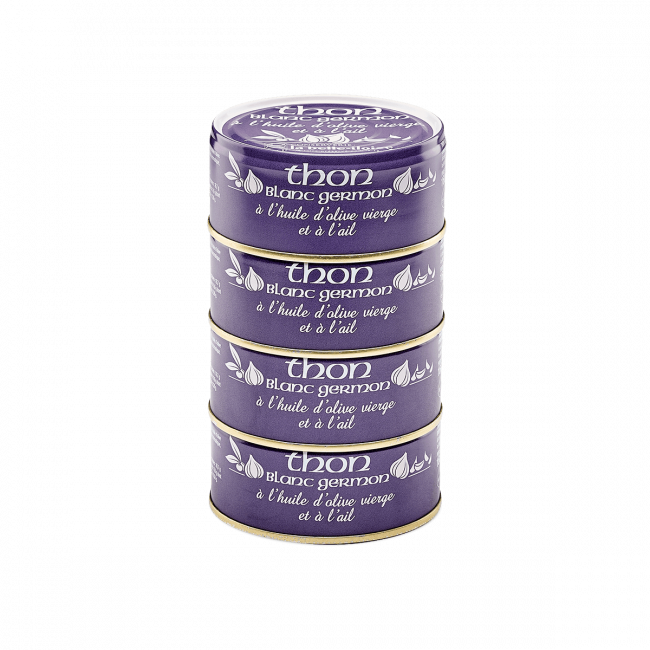 Thon blanc germon Huile d'olive et Aïl Thon blanc germon Huile d'olive et Aïl