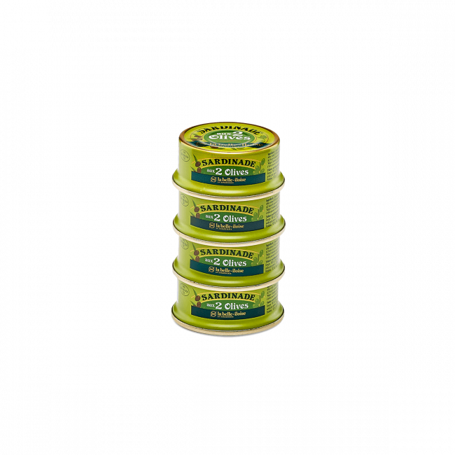 Sardinade mit 2 Oliven