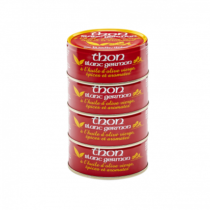 Albacore (Germon) tuna with olive oil, spices and aromatic flavourings