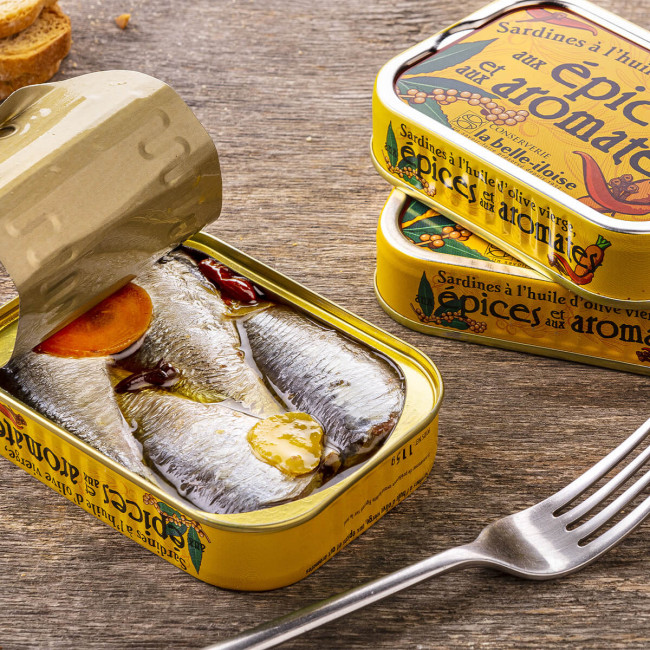 Assortiment Sardines Glénan Assortiment Sardines Glénan