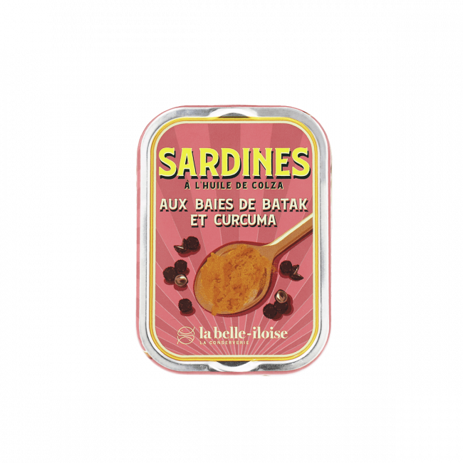 Sardines aux Baies de Batak et Curcuma