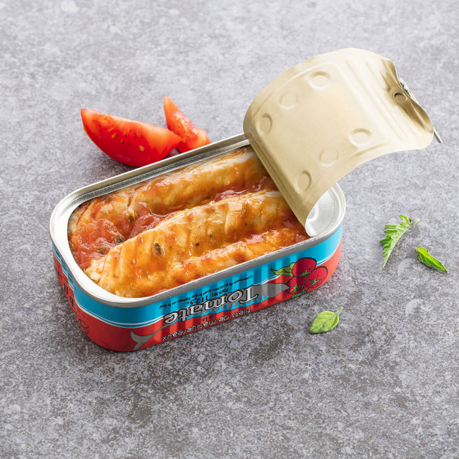 Assortment of 7 varieties of mackerel fillets Assortment of 7 varieties of mackerel fillets