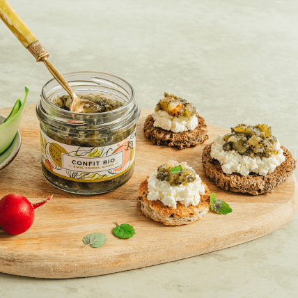 Organic Kiwi Apple Seaweed confit