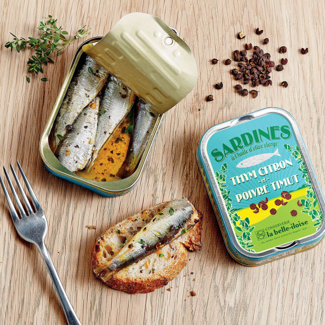 Sortiment Pfeffery Sardinen