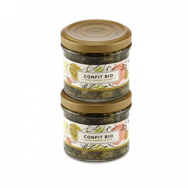 Organic Kiwi Apple Seaweed confit Organic Kiwi Apple Seaweed confit