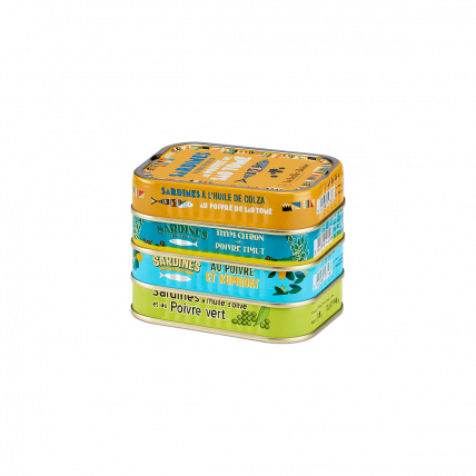 Sortiment Pfeffery Sardinen